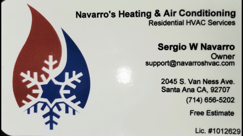 Navarro’s Heating & Air Conditioning Inc.